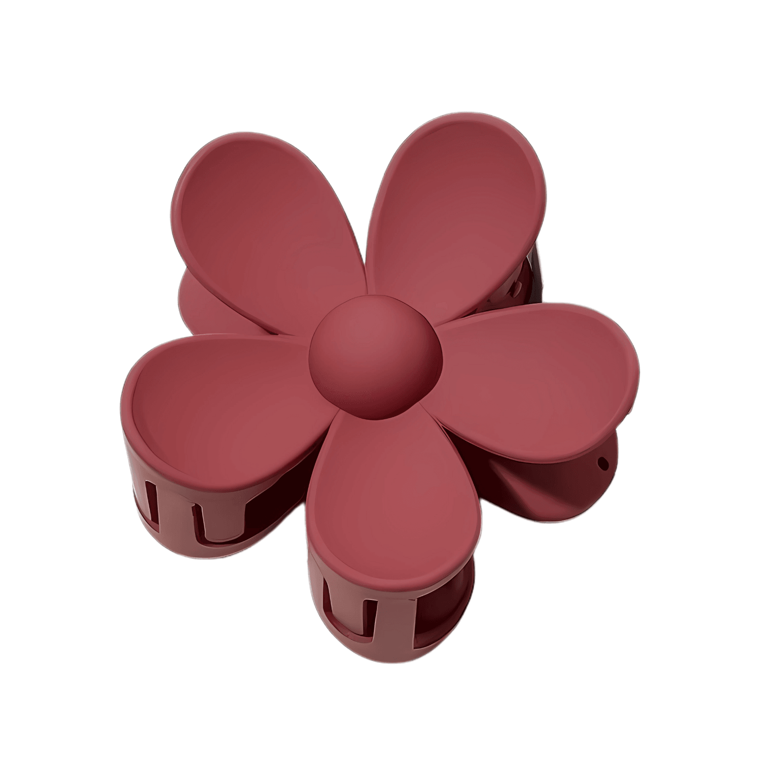 Stylish Matte Flower Claw Clip - Gummia